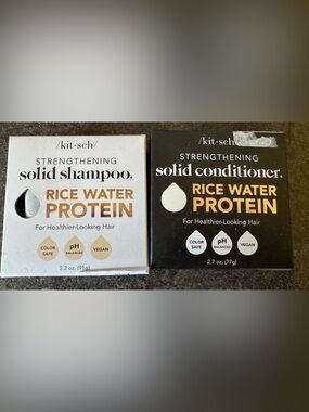 Kitsch Solid Shampoo and Conditioner Rice Water Bars - Brand New